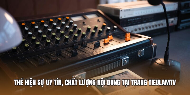 Thể hiện sự uy tín, chất lượng nội dung tại trang Tieulamtv  