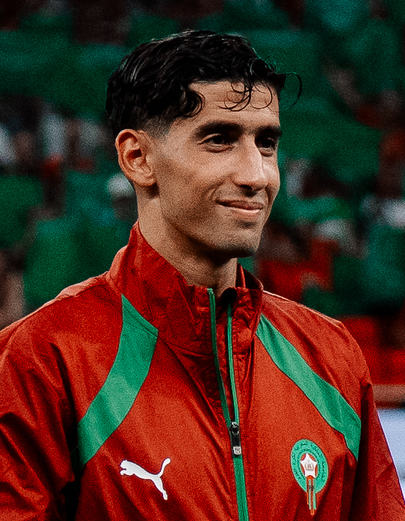 Nayef Aguerd khoác áo đội tuyển Morocco