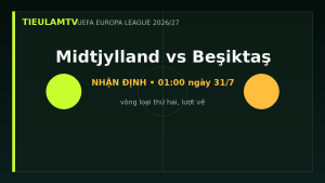 Nhận định Midtjylland vs Beşiktaş - TieulamTV