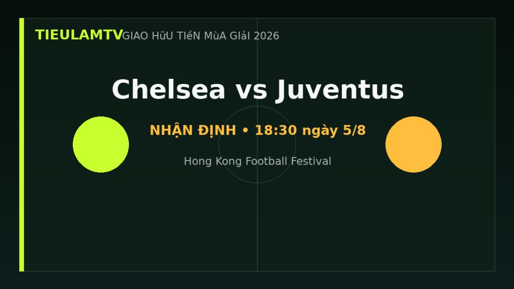 Nhận định Chelsea vs Juventus - TieulamTV