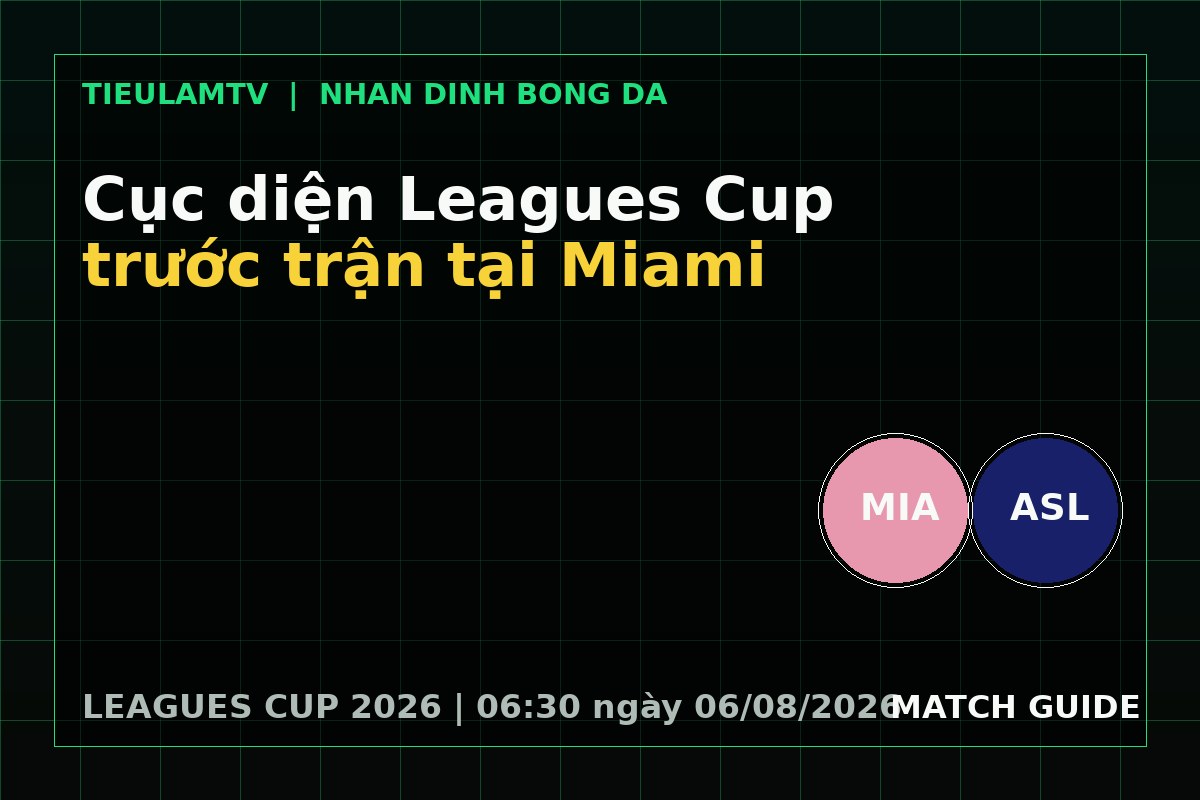 Cục diện Leagues Cup trước trận tại Miami - phân tích trận đấu