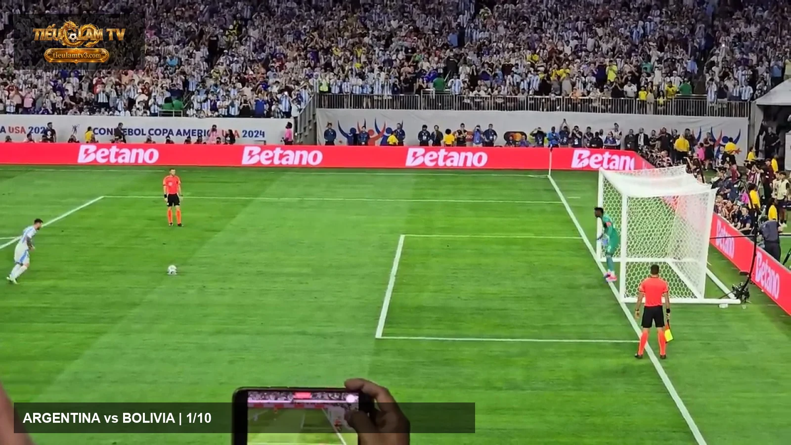 Lionel Messi trong màu áo Argentina tại Copa América 2024