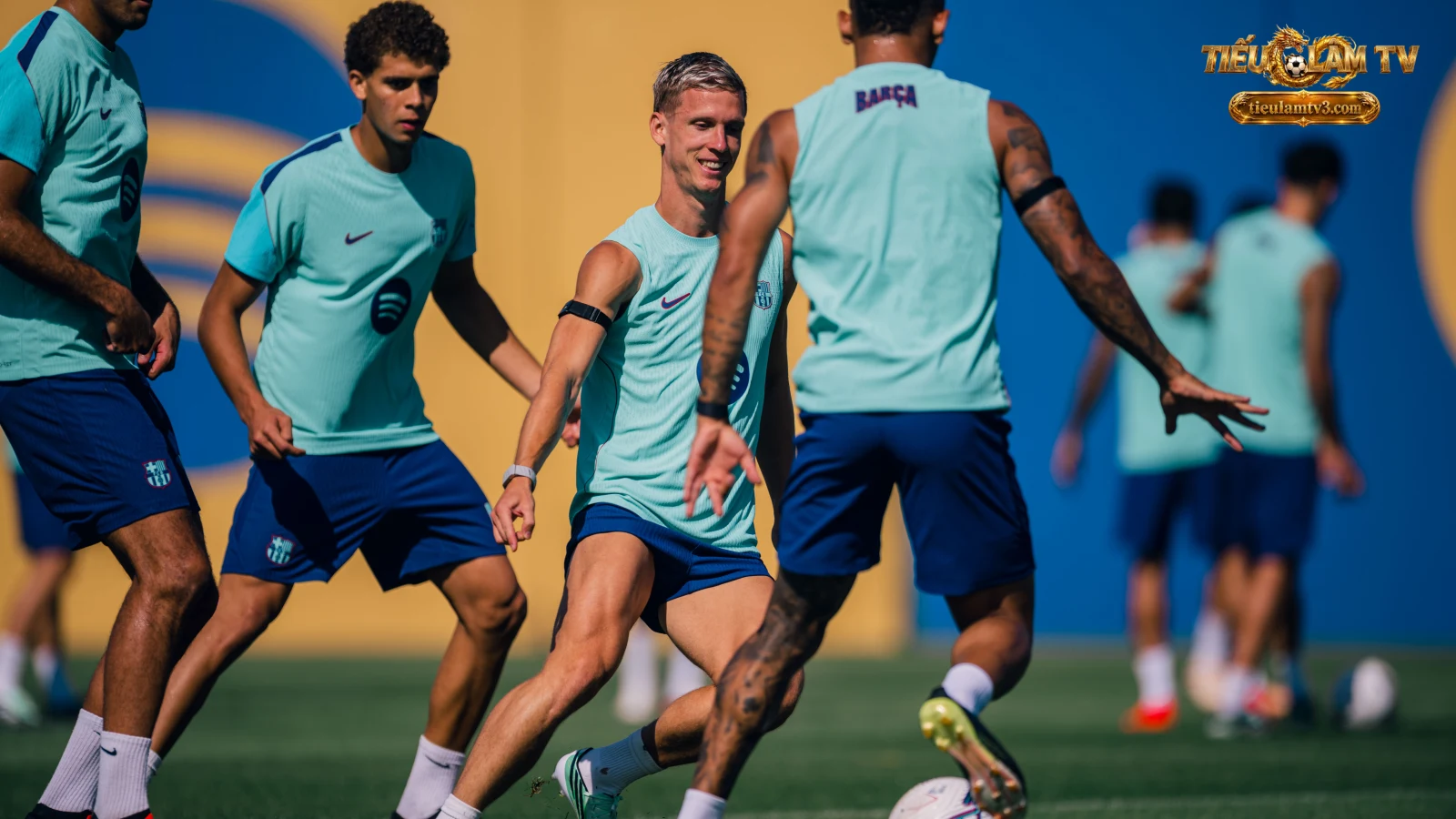 Cầu thủ Barcelona trong buổi tập ngày 11/9/2026 trước trận Levante