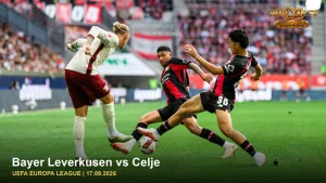 Bayer Leverkusen trong ảnh minh họa trận Bayer Leverkusen vs Celje