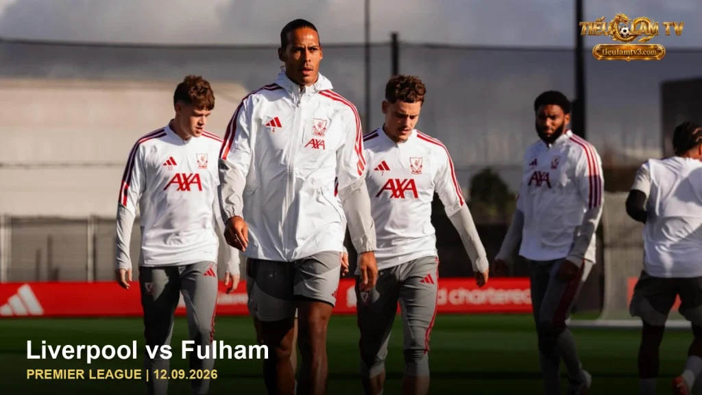 Liverpool vs Fulham — ảnh cầu thủ trên sân
