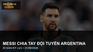 Lionel Messi mặc áo số 10 của đội tuyển Argentina tại World Cup 2022