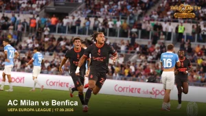 AC Milan trong ảnh minh họa trận AC Milan vs Benfica