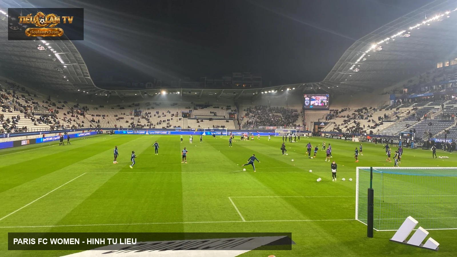 Khung hình hoạt động của Paris FC tại sân Jean-Bouin