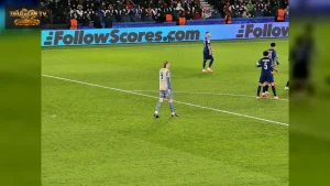Haaland mặc áo số 9 Man City trong trận gặp PSG ngày 22/1/2025, ảnh tư liệu