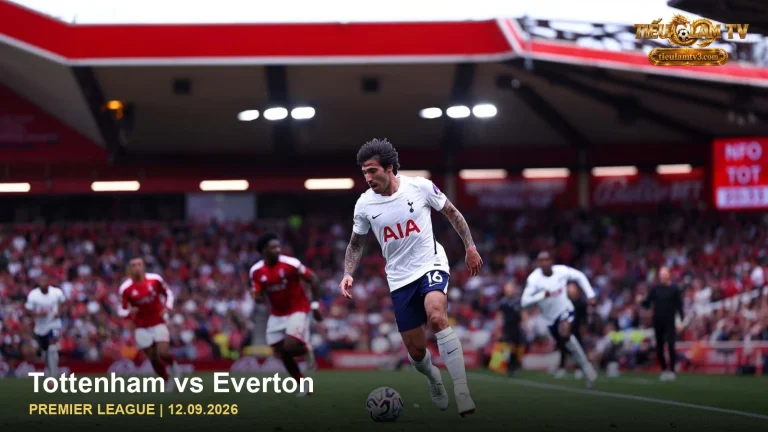 Tottenham vs Everton — ảnh cầu thủ trên sân