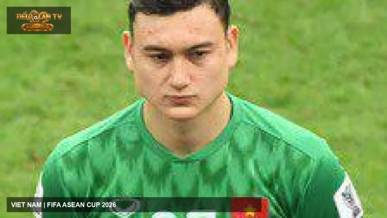 Thủ môn Đặng Văn Lâm của đội tuyển Việt Nam trong trận Asian Cup 2019 gặp Nhật Bản